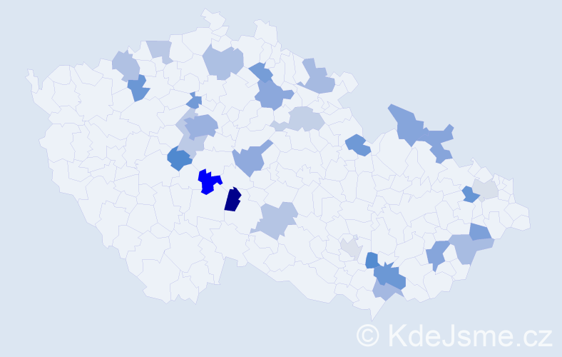 Jméno: 'Jovanka', počet výskytů 41 v celé ČR