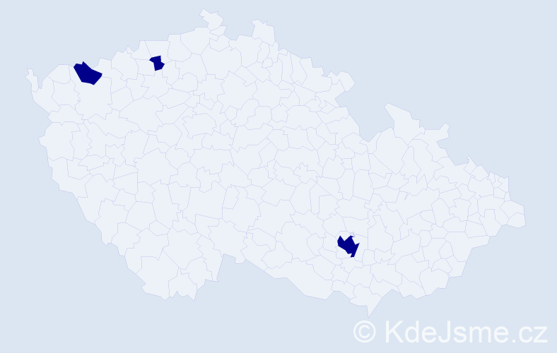 Jméno: 'Dinh Huu', počet výskytů 3 v celé ČR