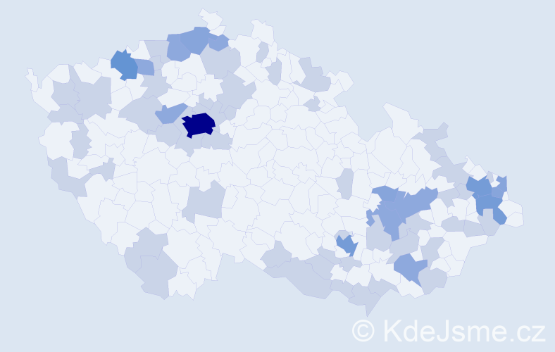 Jméno: 'Maroš', počet výskytů 104 v celé ČR