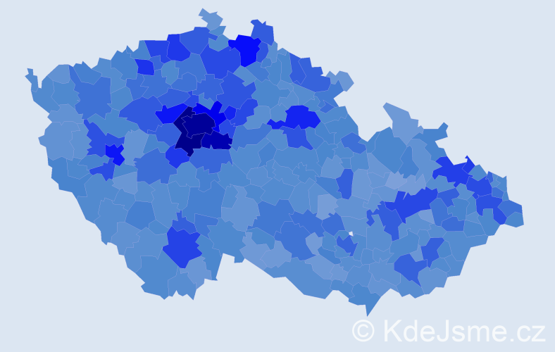 Jméno: 'Karolína', počet výskytů 32190 v celé ČR