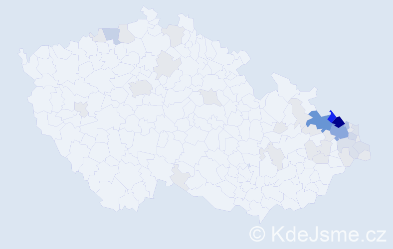 Jméno: 'Edeltrauda', počet výskytů 145 v celé ČR