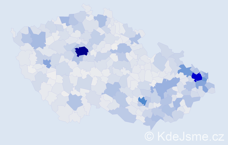 Jméno: 'Nikol', počet výskytů 7364 v celé ČR