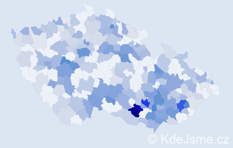 Jméno: 'Milana', počet výskytů 560 v celé ČR