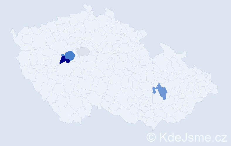 Jméno: 'Hye Song', počet výskytů 4 v celé ČR