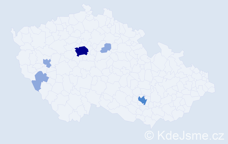 Jméno: 'Laurentiu', počet výskytů 12 v celé ČR
