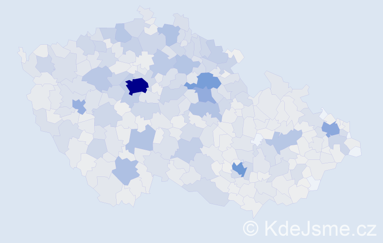 Jméno: 'Miluška', počet výskytů 3225 v celé ČR