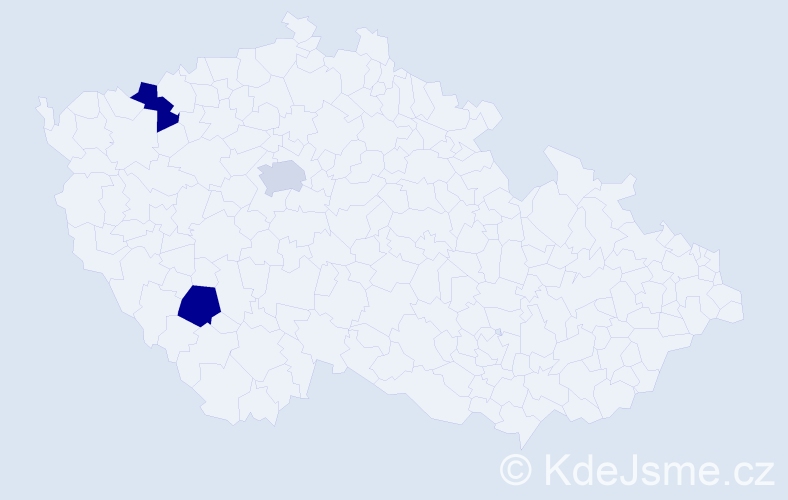 Jméno: 'Dylan Alexander', počet výskytů 3 v celé ČR