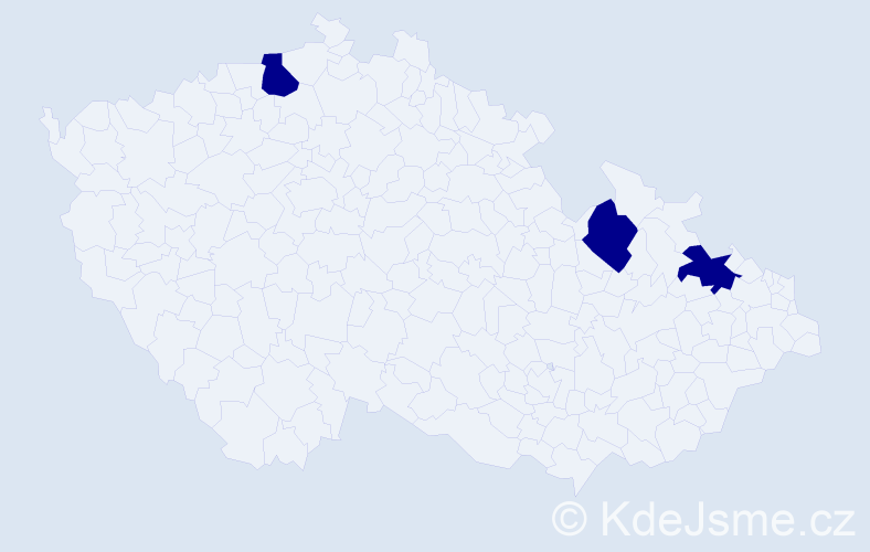 Jméno: 'Marcus Alexander', počet výskytů 3 v celé ČR