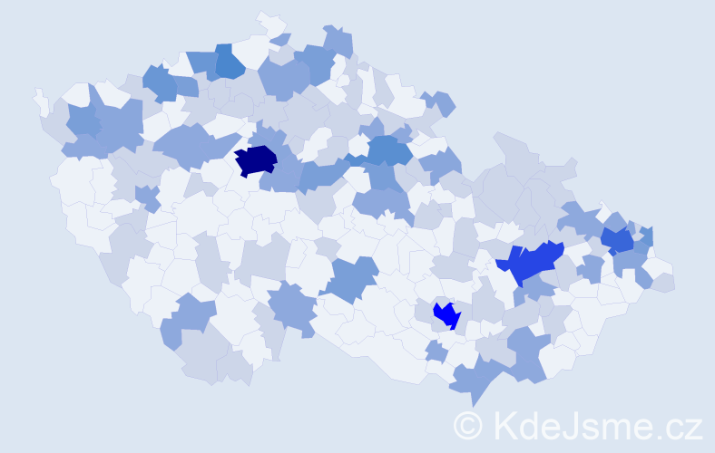 Jméno: 'Paulína', počet výskytů 230 v celé ČR