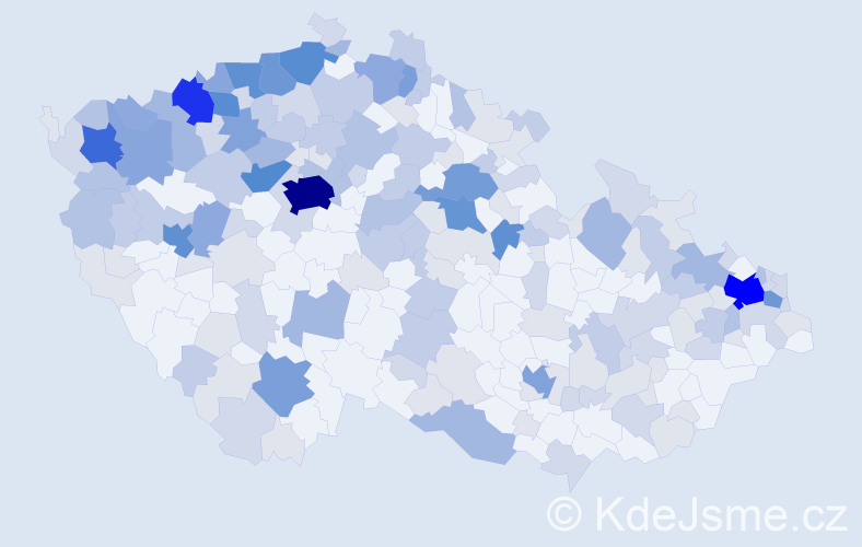 Jméno: 'Dezider', počet výskytů 530 v celé ČR