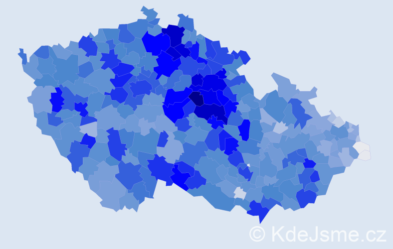 Jméno: 'Ladislava', počet výskytů 9566 v celé ČR