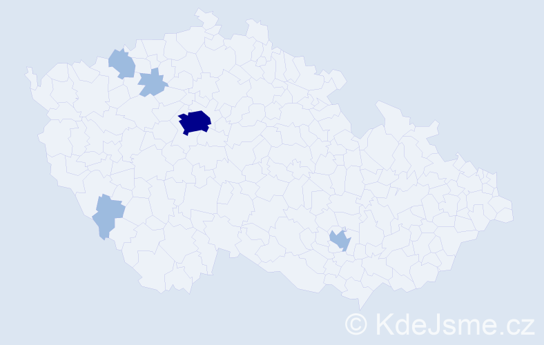 Jméno: 'Shinichi', počet výskytů 8 v celé ČR