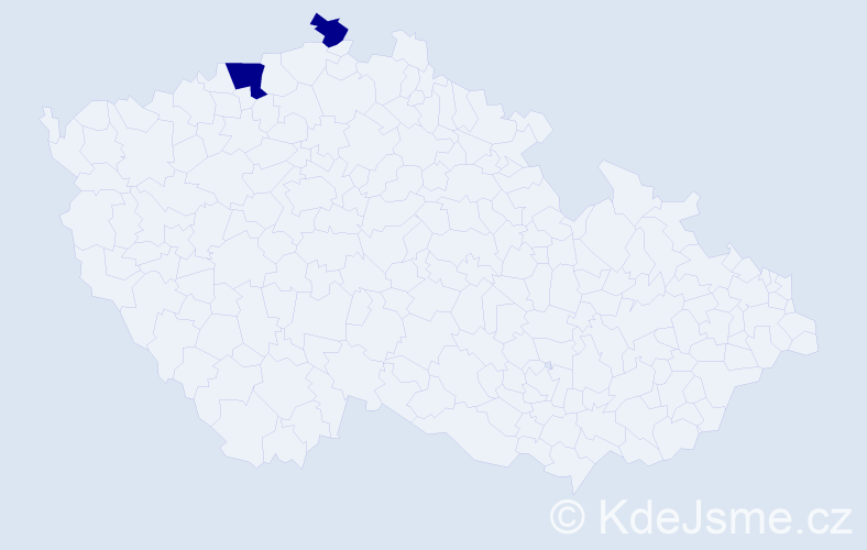 Jméno: 'Werner Karl', počet výskytů 2 v celé ČR