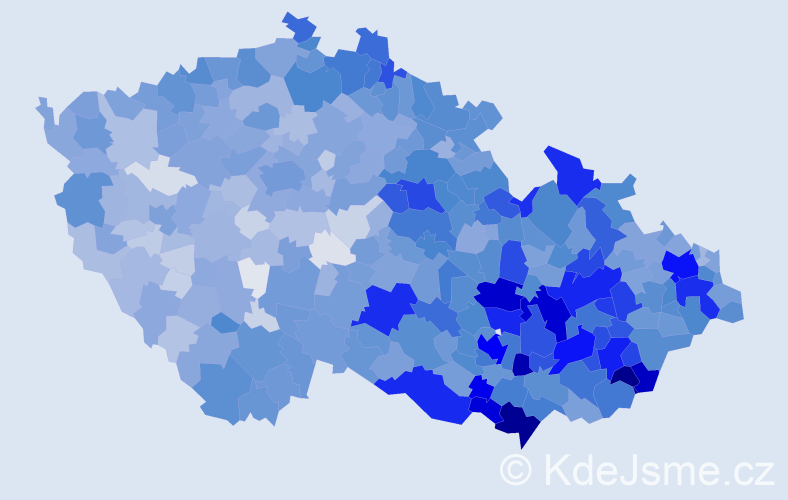 Jméno: 'Leona', počet výskytů 6559 v celé ČR