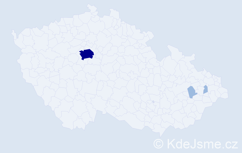 Jméno: 'Thi Tuyet Minh', počet výskytů 6 v celé ČR