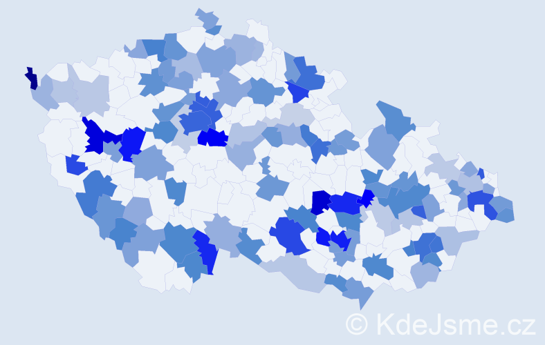 Jméno: 'Sebastien', počet výskytů 246 v celé ČR