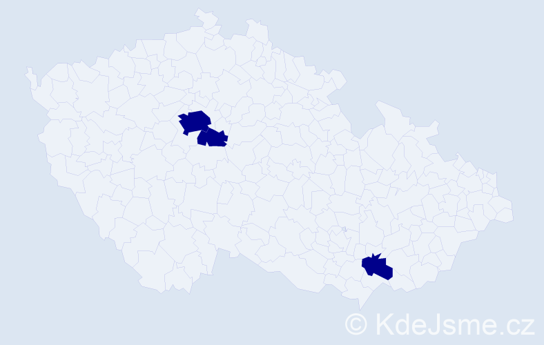 Jméno: 'Alex Kristián', počet výskytů 3 v celé ČR