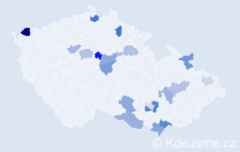 Jméno: 'Taras', počet výskytů 26 v celé ČR