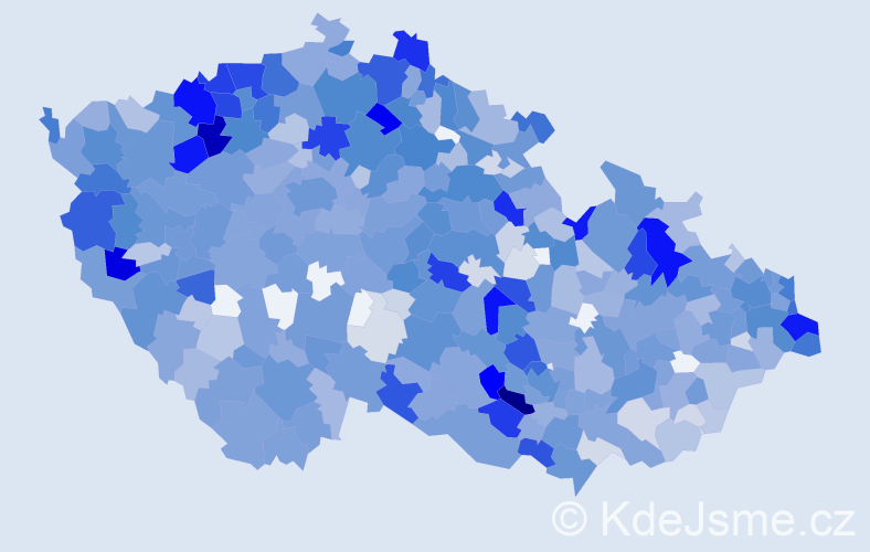 Jméno: 'Slavomír', počet výskytů 2306 v celé ČR