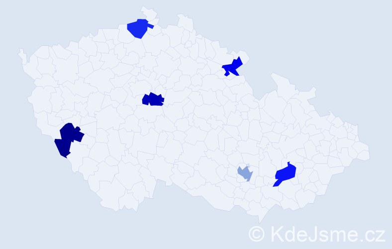 Jméno: 'Marek Adam', počet výskytů 6 v celé ČR