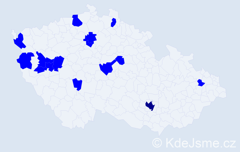 Jméno: 'Van Ninh', počet výskytů 16 v celé ČR