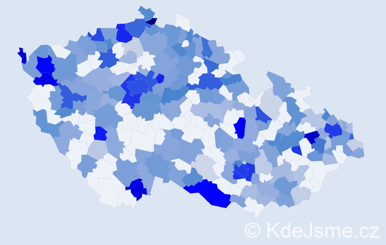 Jméno: 'Charlotte', počet výskytů 535 v celé ČR
