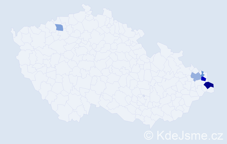 Jméno: 'Oton', počet výskytů 11 v celé ČR