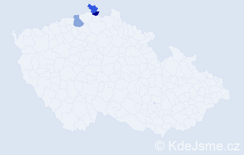 Jméno: 'Quoc Su', počet výskytů 3 v celé ČR