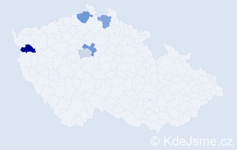 Jméno: 'Ramy', počet výskytů 6 v celé ČR