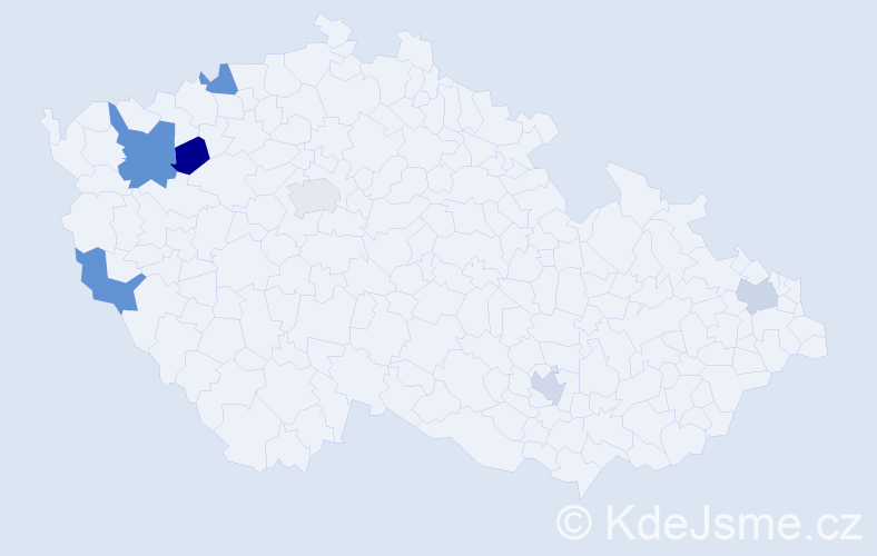 Jméno: 'Ha Trang', počet výskytů 8 v celé ČR