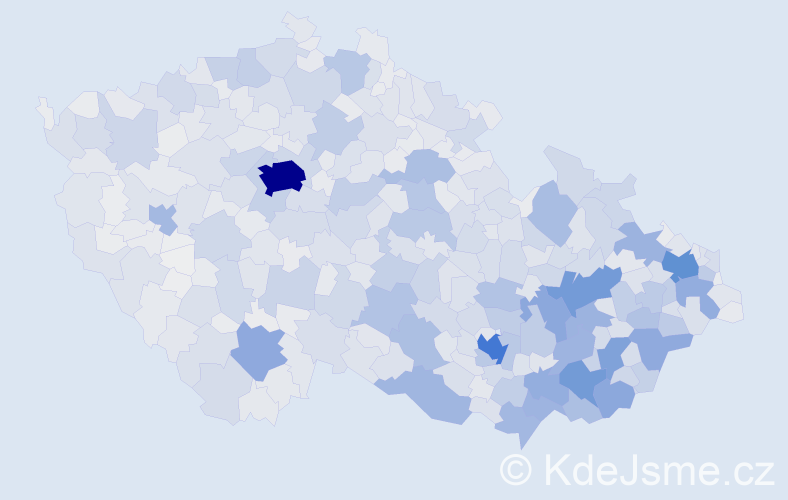 Jméno: 'Ludmila', počet výskytů 74438 v celé ČR