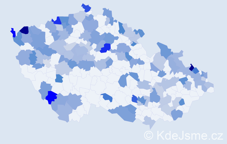 Jméno: 'Charlota', počet výskytů 176 v celé ČR