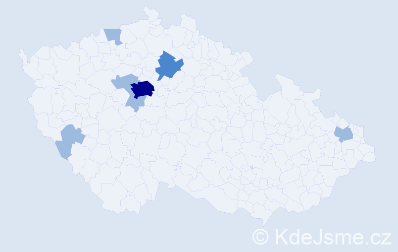 Jméno: 'Van Nhan', počet výskytů 11 v celé ČR