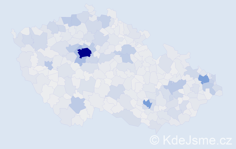 Jméno: 'Laura', počet výskytů 7786 v celé ČR
