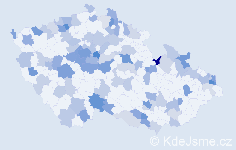 Jméno: 'Nikoleta', počet výskytů 214 v celé ČR