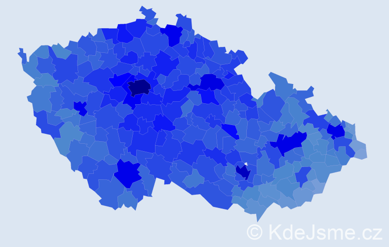 Jméno: 'Jiří', počet výskytů 296090 v celé ČR