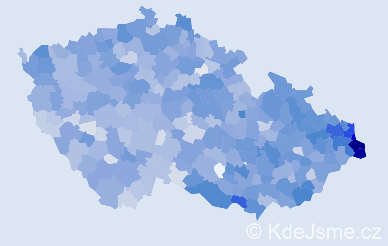 Jméno: 'Darina', počet výskytů 4722 v celé ČR