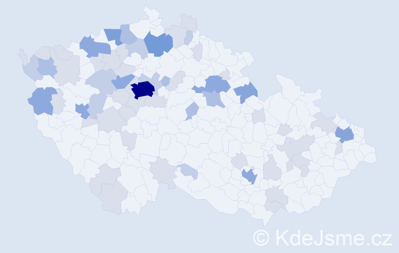 Jméno: 'Vitalij', počet výskytů 137 v celé ČR