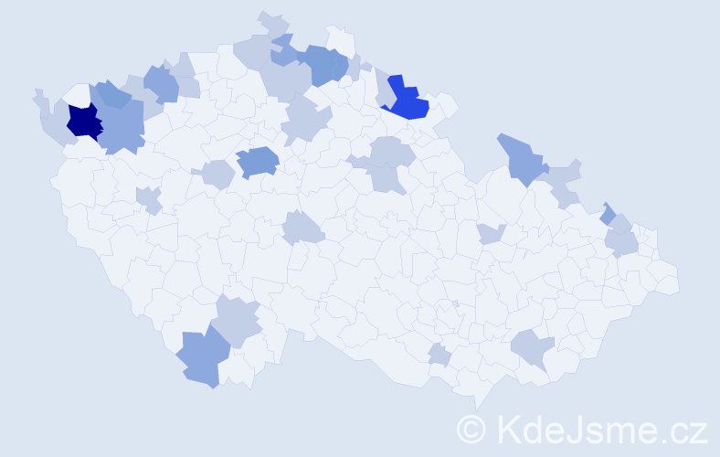 Jméno: 'Siegfried', počet výskytů 67 v celé ČR