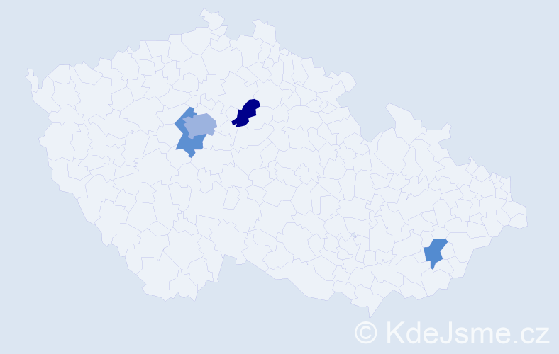 Jméno: 'Mariem', počet výskytů 6 v celé ČR