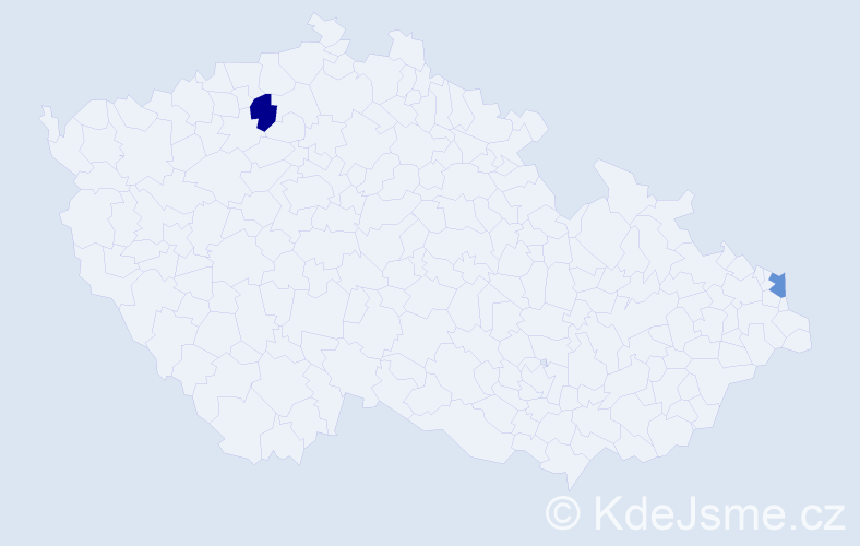 Jméno: 'Alexej Petr', počet výskytů 2 v celé ČR