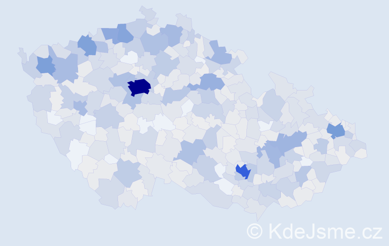 Jméno: 'Anita', počet výskytů 1694 v celé ČR