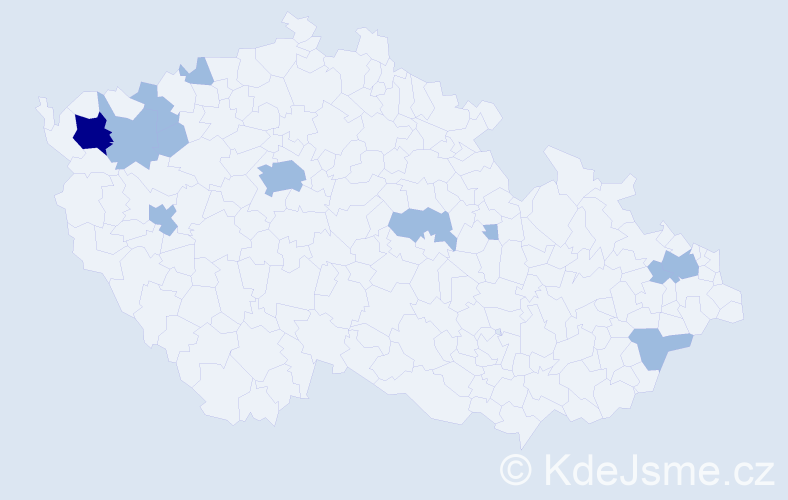 Jméno: 'Annaliese', počet výskytů 15 v celé ČR