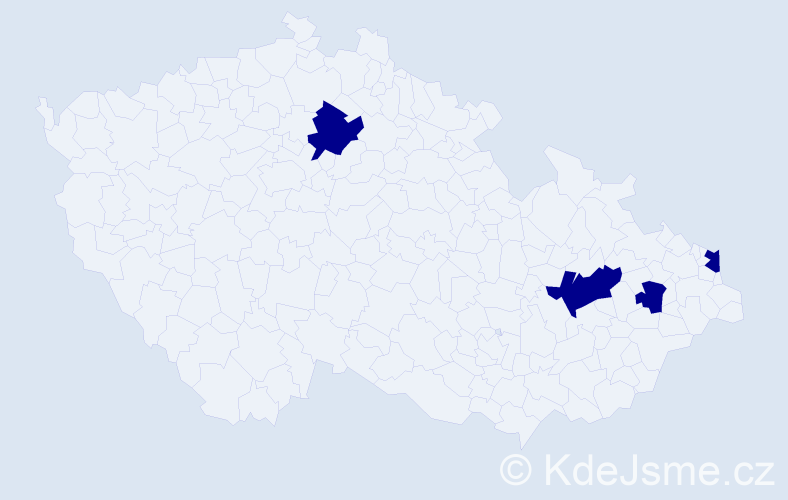 Jméno: 'Tomasz Stanislaw', počet výskytů 4 v celé ČR