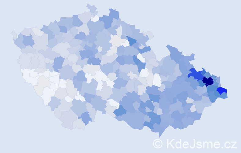 Jméno: 'Táňa', počet výskytů 1711 v celé ČR