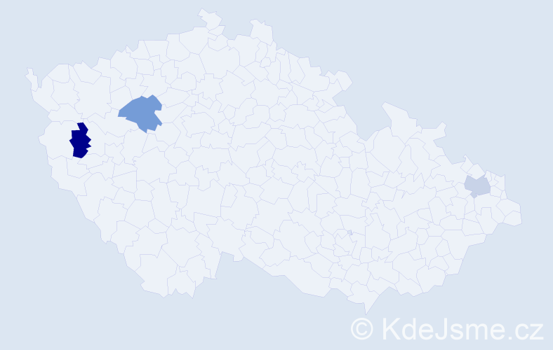 Jméno: 'Danh Manh', počet výskytů 3 v celé ČR