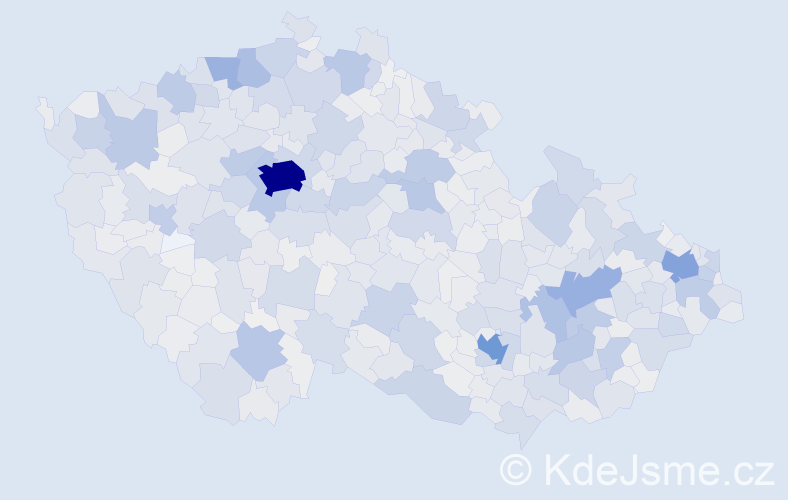 Jméno: 'Bedřich', počet výskytů 5903 v celé ČR