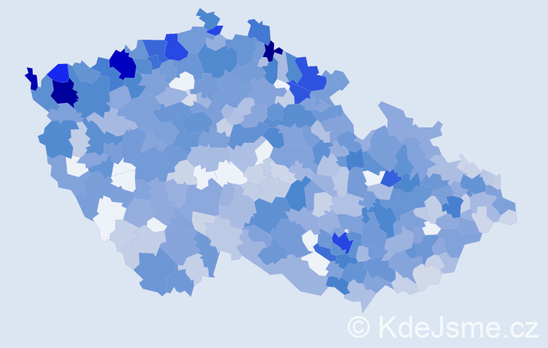 Jméno: 'Anita', počet výskytů 1694 v celé ČR