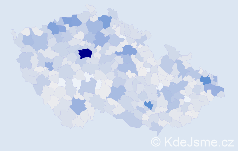 Jméno: 'Slavomír', počet výskytů 2306 v celé ČR