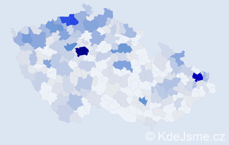 Jméno: 'Gejza', počet výskytů 681 v celé ČR